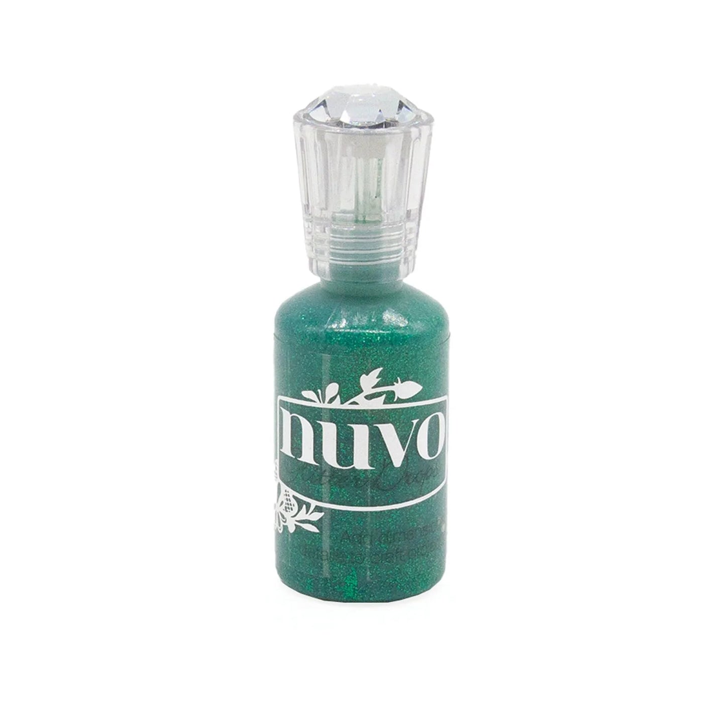 Glitter Drops - Grotto Green