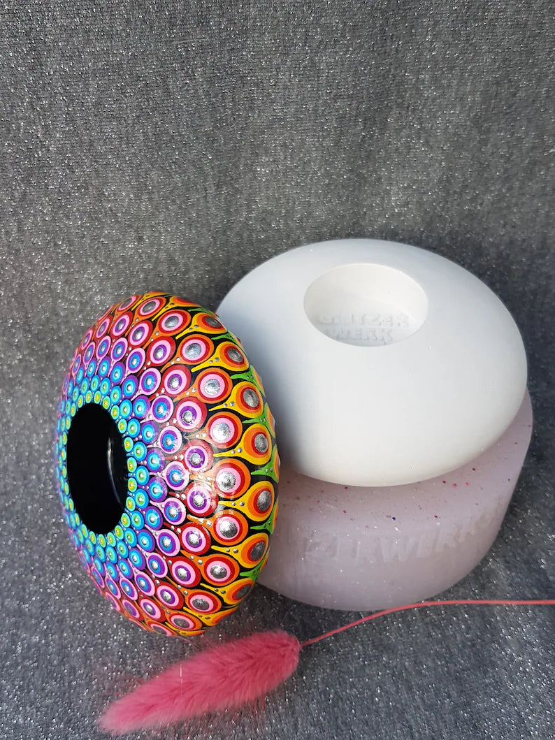 Silikonform Teelichthalter 11,4 cm
