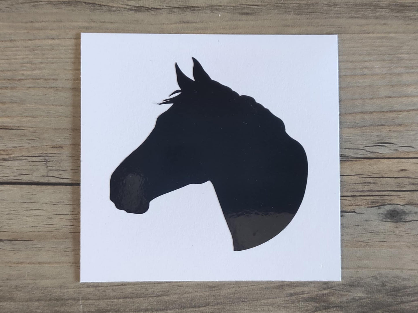 Schablonen Sticker Pferdekopf