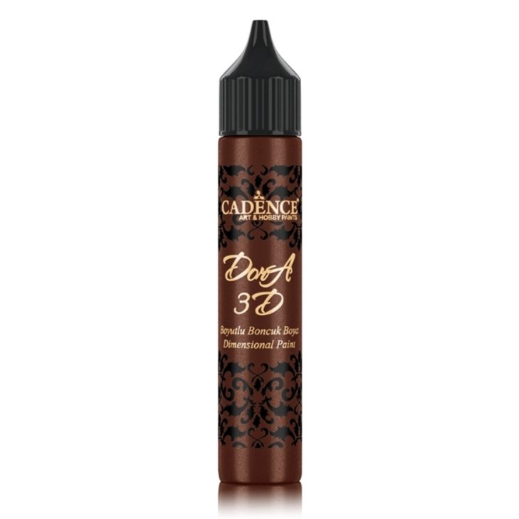 Dora 3D Metallic - Chestnut