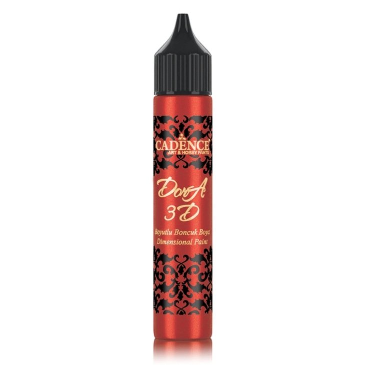 Dora 3D Metallic - Red