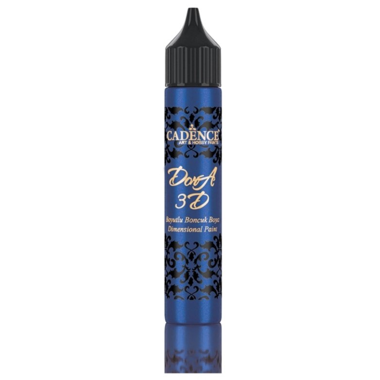 Dora 3D Metallic - Sax Mavi Blue