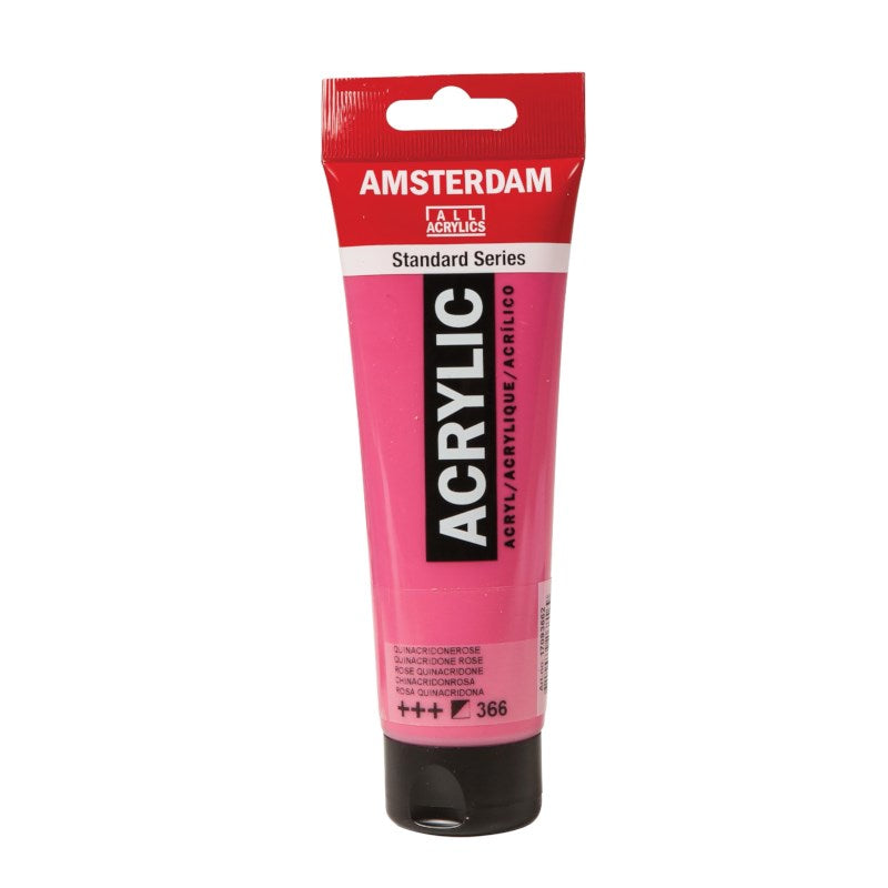 Acrylic Standard 120 ml. Quinacridone Rose | Amsterdam