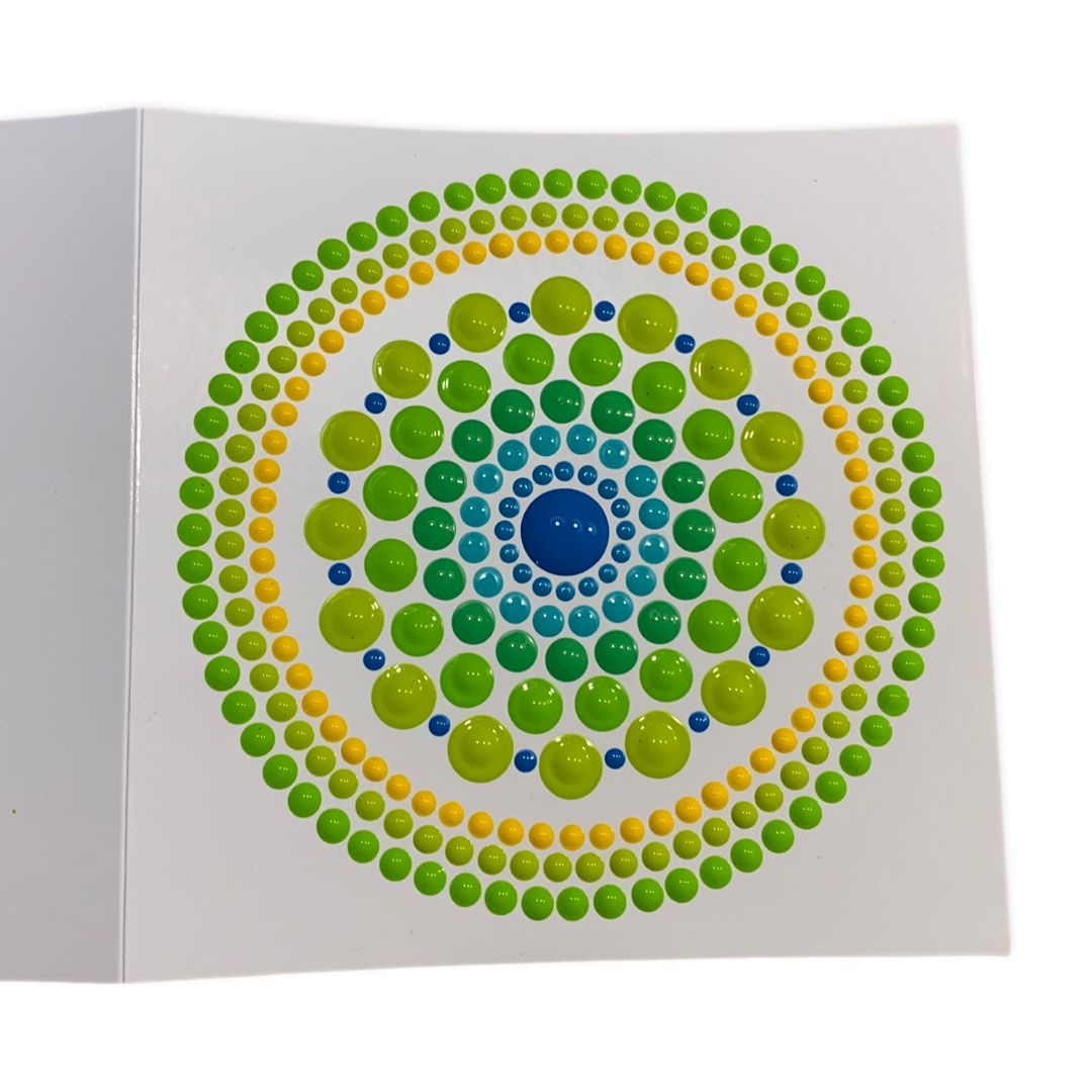 Folding cards set 1 - white - 5 pieces