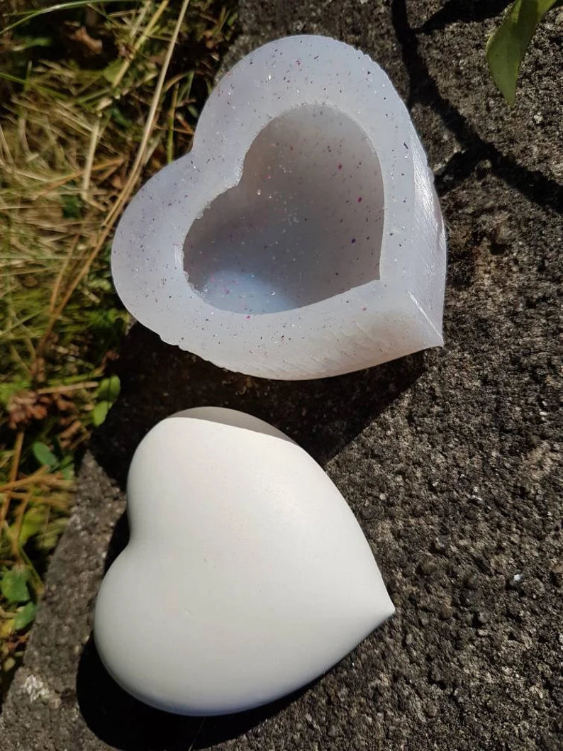 Silikonform Herz 6 cm