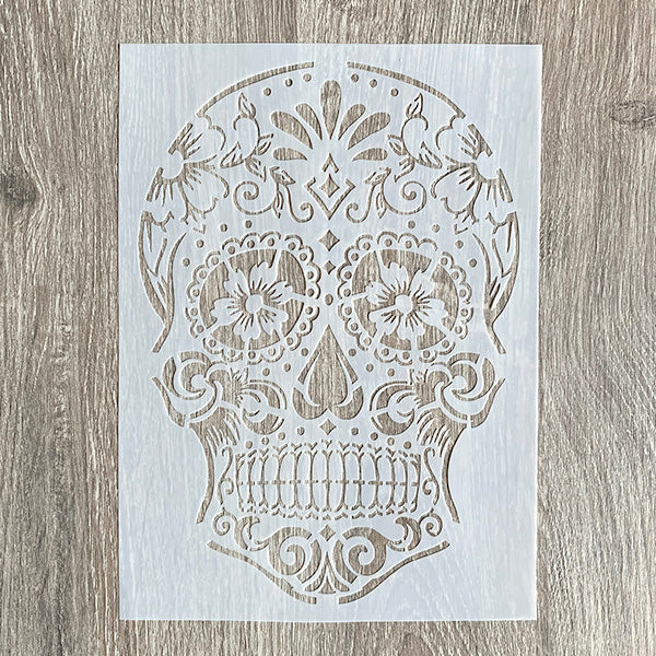 Stencil Skull