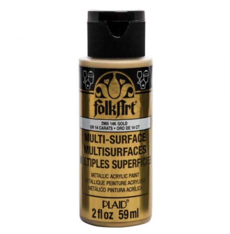 Folk Art - Metallic - 14K Gold