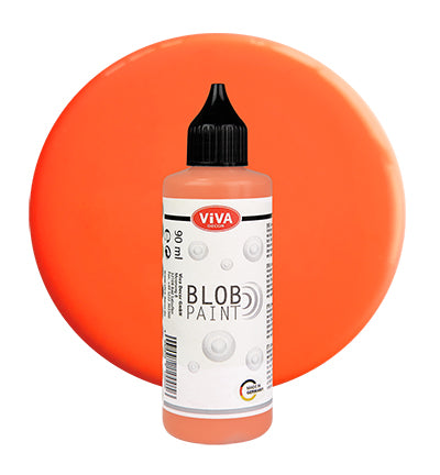 Blob Paint - Neon Orange