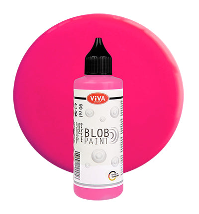 Blob Paint - Neon Pink
