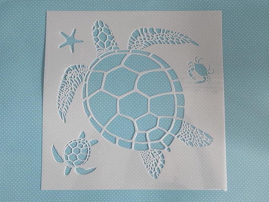 Schablone Meeresschildkröte