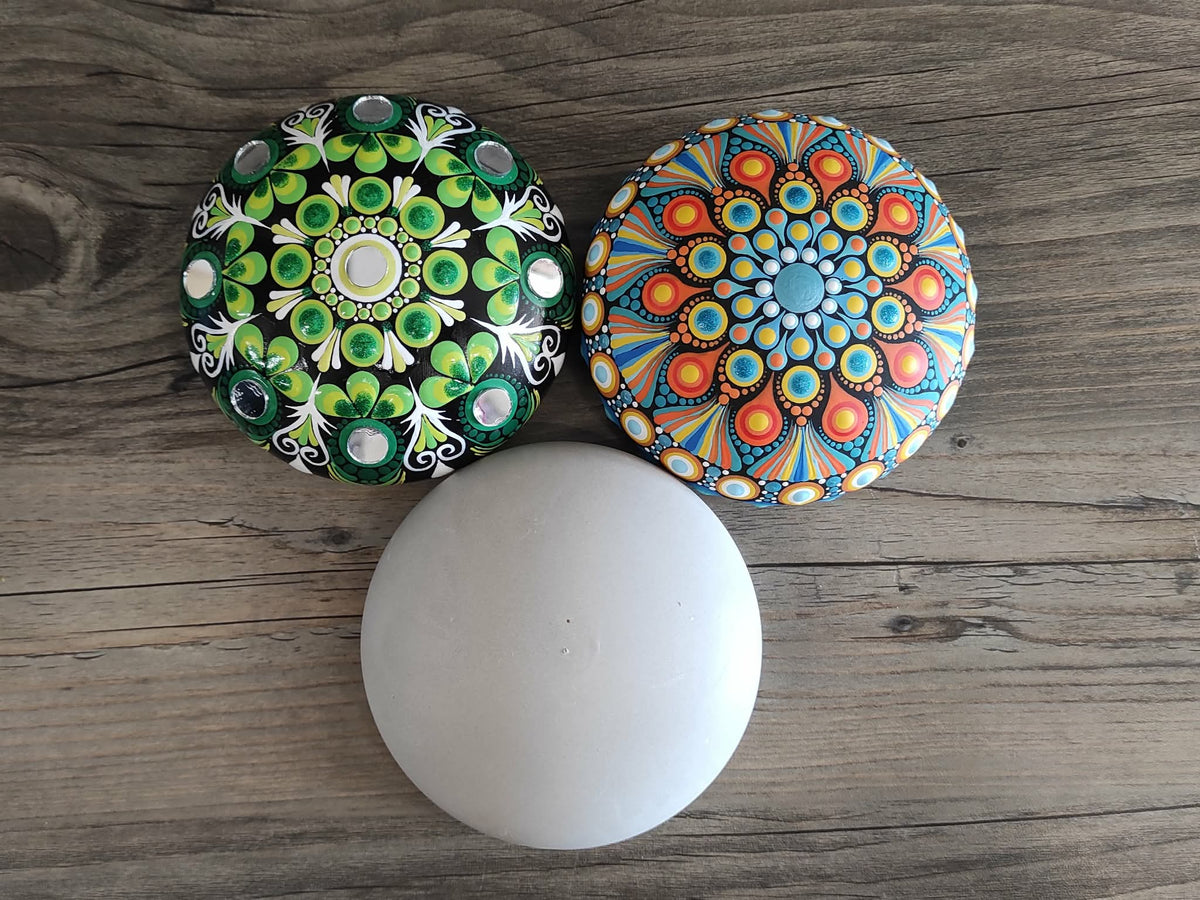 Mandala Stone Shape - 10 cm