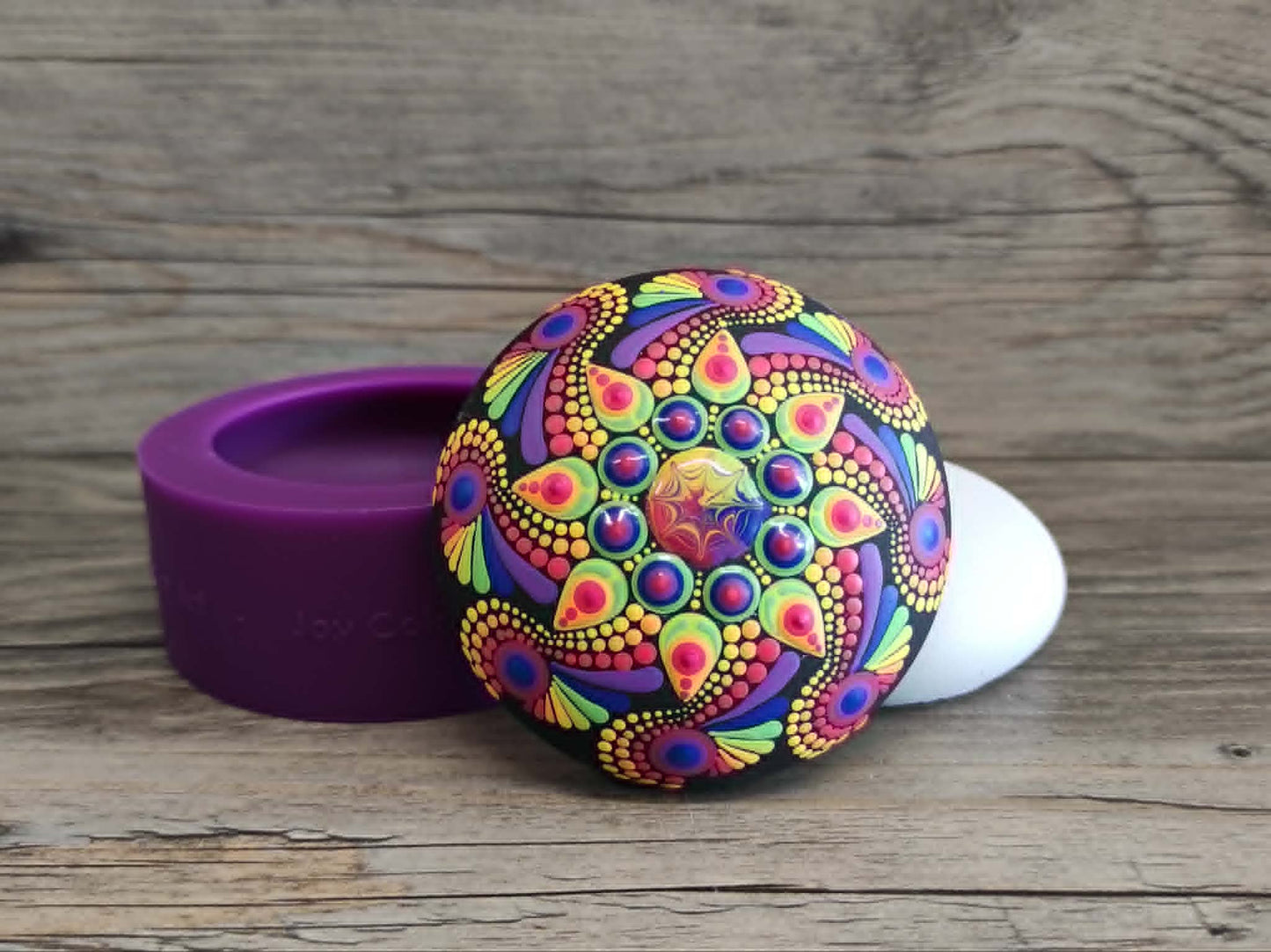 Silikonform Mandala Stein 7 cm