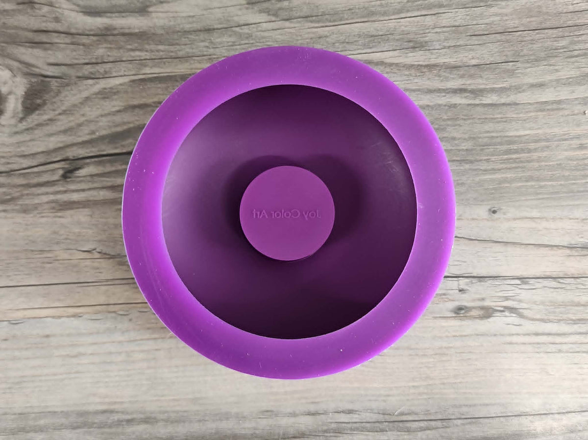 Silikonform großer Teelichthalter - 12,5 cm