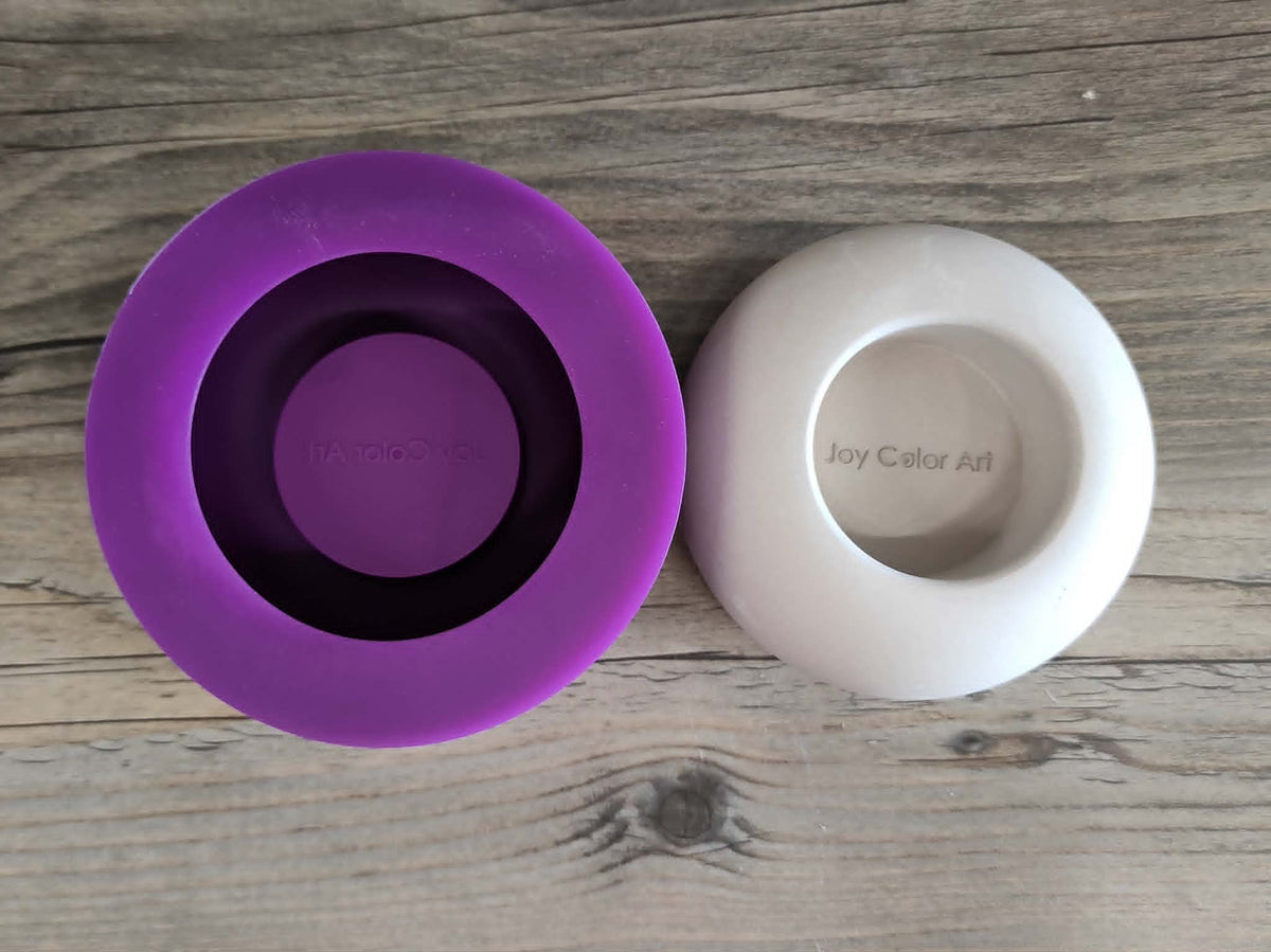 Silikonform kleiner Teelichthalter - 8,4 cm