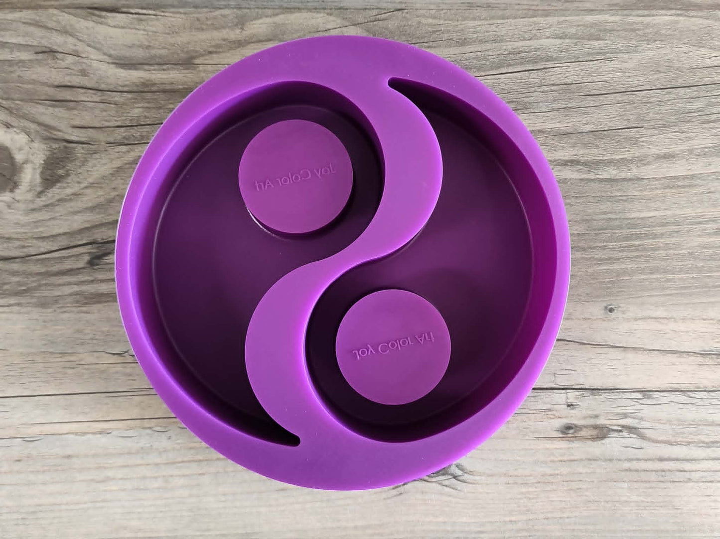 Silikonform Teelichthalter Yin Yang