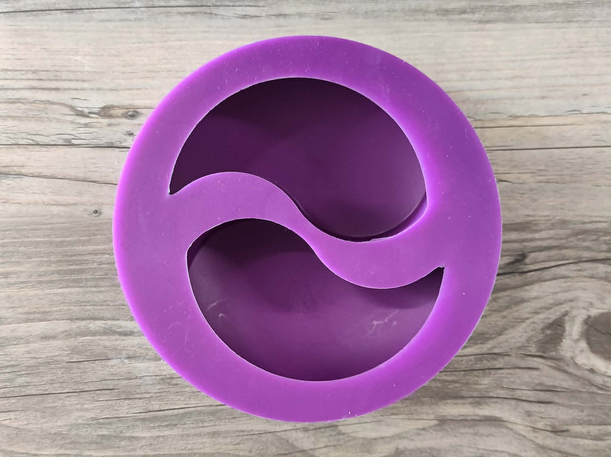 Silikonform Yin Yang