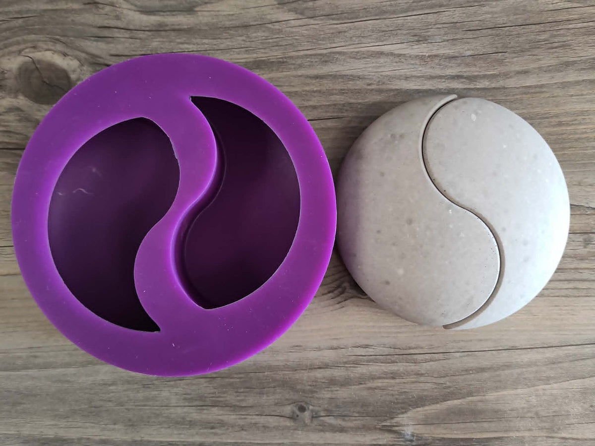 Silikonform Yin Yang