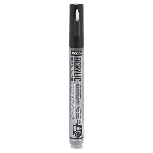 Pebeo Acryl Marker 0.7 - Precios Silver