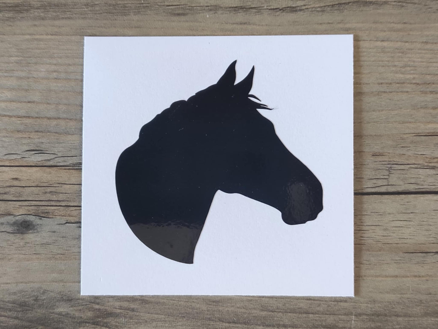 Schablonen Sticker Pferdekopf