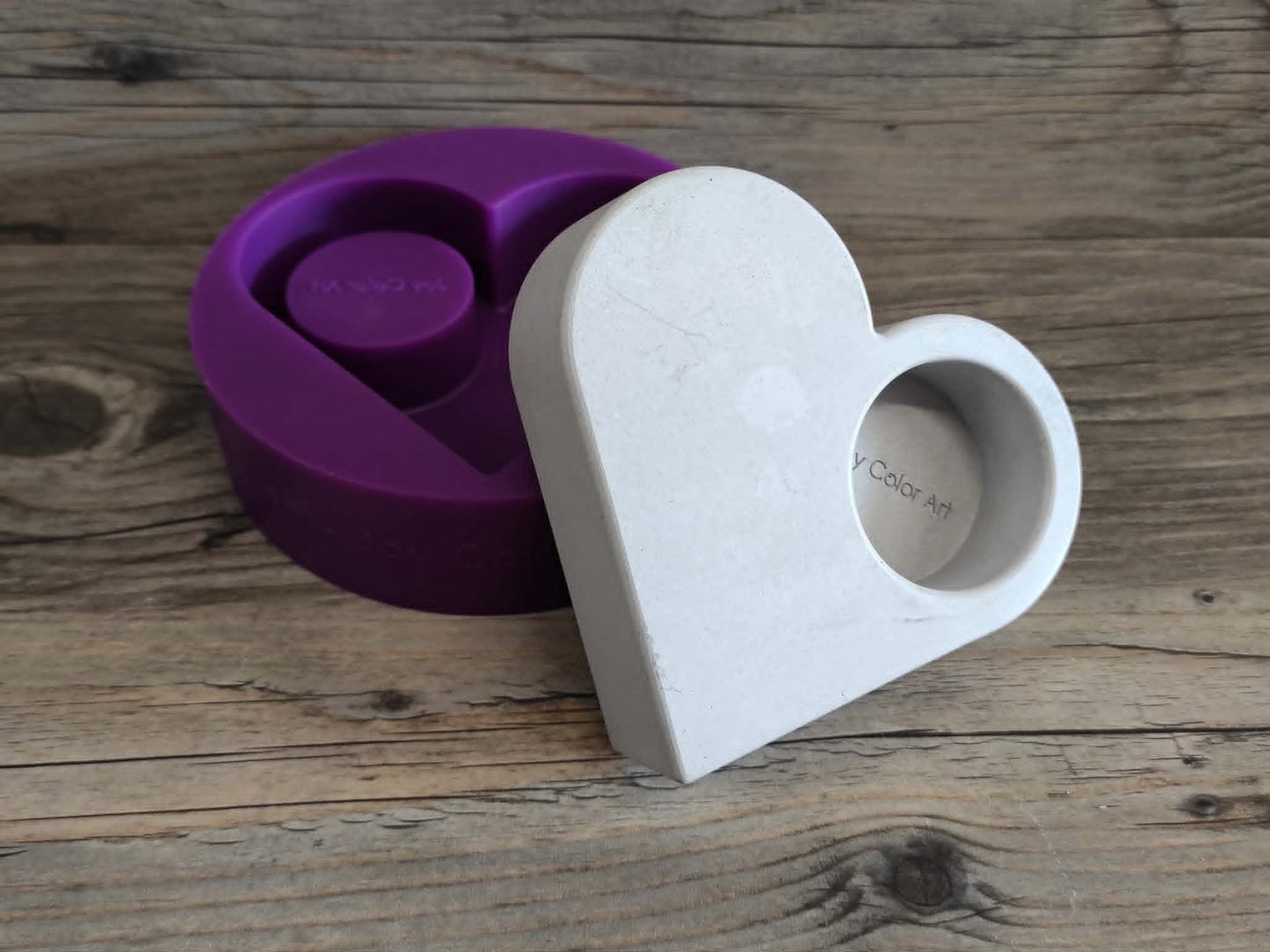 Form tealight holder heart