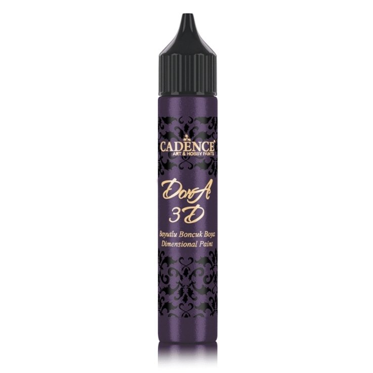 Dora 3D Metallic - Dark Orchid