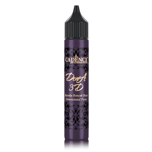 Dora 3D Metallic - Dark Orchid