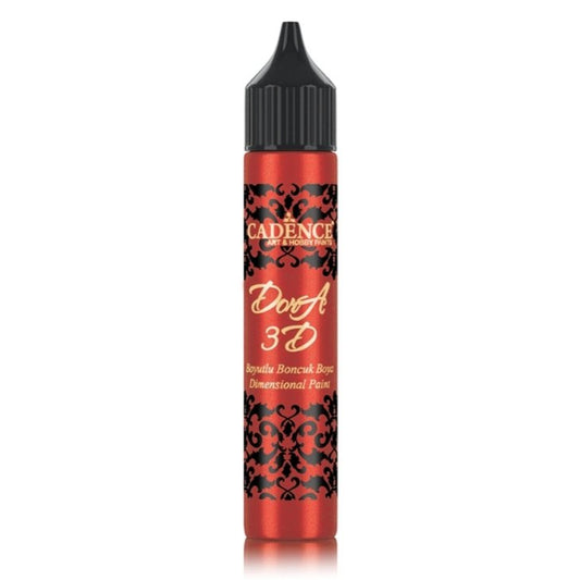Dora 3D Metallic - Red
