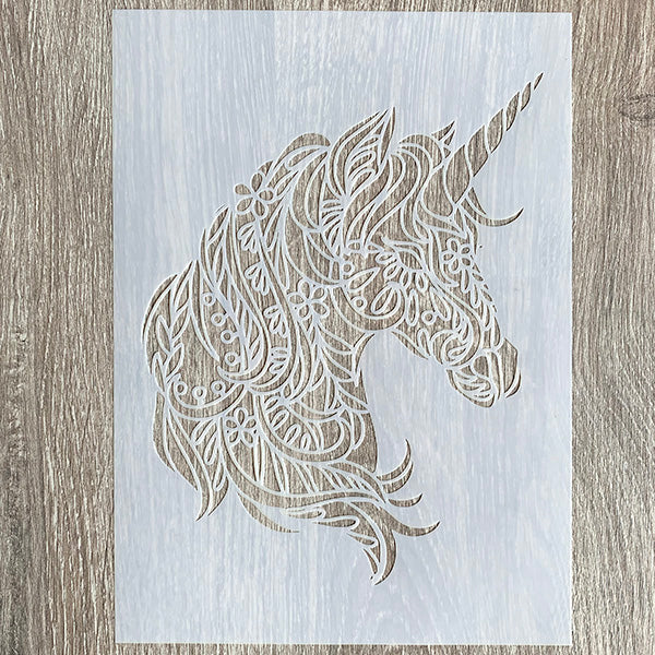 Stencil unicorn
