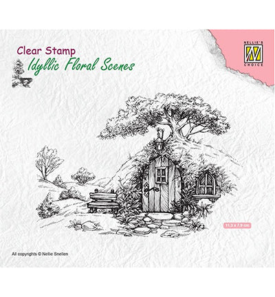 Clear Stamp - Scene with old house