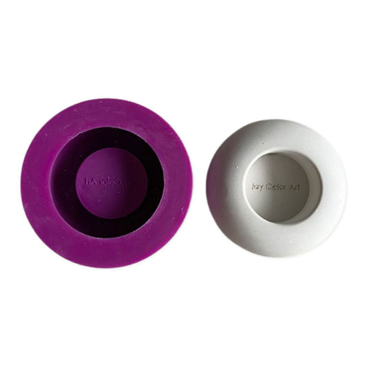 Blank tea light holder round - 8.4 cm
