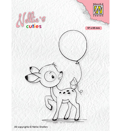 Cuties 8 - Young deer with balloon