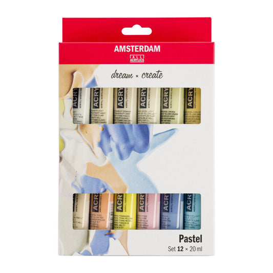 Amsterdam Standard Acrylfarben 12 x 20 ml - Pastell